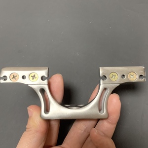 新款304不锈钢两用弓头圆皮扁皮两用抛光弓门精细抛光弹弓配件