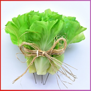 仿真水果蔬菜假蔬菜模型道具生菜叶片青菜摆件农家乐装饰白菜