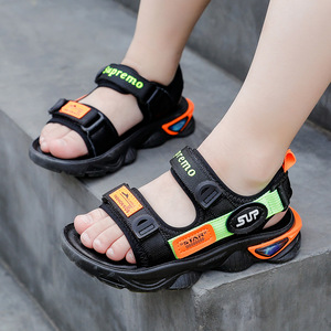 儿童凉鞋男童2022新款韩版中大童软底小孩夏防滑学生男孩沙滩童鞋