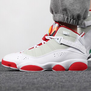 男鞋6 rings aj6六冠王白红实战篮球鞋dd5077-105