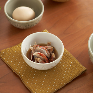 肆月 家用麻辣烫小料碗创意调料碗陶瓷酱料碗蘸料碗小碗日式ins风