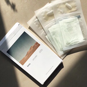 韩国huxley摩洛哥仙人掌面膜双重补水1盒3片 锁水保湿提亮肤