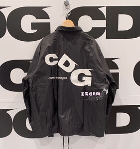 【金实佳】日本代购川久保玲cdg限定教练夹克背后大logo 风衣外套