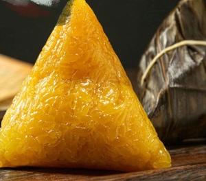 湖南宁远特产羊角粽三角粽纯糯米粑粑草灰棕宁远粽子咸水5个/份