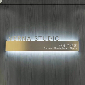 发光镂空招牌室内铁艺个性创意前台背景墙logo形象墙专业定制做