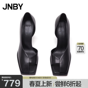 【早春上新】JNBY/江南布衣奥莱outlets春折扣高跟鞋