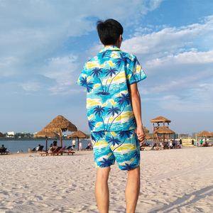 岛服沙滩裙棉绸吊带裙连衣裙女童三亚旅游裙子椰子树衣服8人付款39