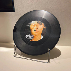 黑胶唱片收纳架支架cd碟架专辑光碟铁艺展示架光碟存放陈列架子