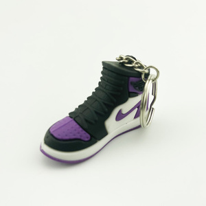 AJ鞋模3d钥匙扣 创意nba钥匙链迷你立体篮球鞋背包挂件礼物男