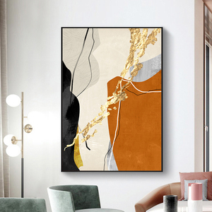 入户玄关装饰画挂画壁画轻奢现代高档高级感墙壁走廊抽象过道墙饰