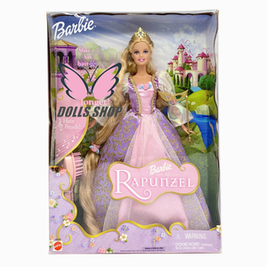 【代购】长发公主芭比娃娃美发珍藏女孩玩具礼物Barbie Rapunzel