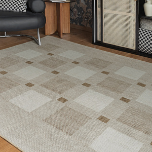 布鲁罗曼简约现代客厅地毯家用卧室床边毯北欧风轻奢沙发茶几地垫