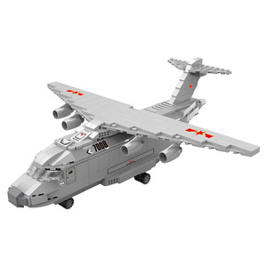 COGO积高飞机积木玩具男孩拼装儿童模型军事15歼20武装战斗直升机