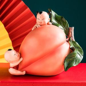 送子娃娃求子家居摆件婚庆礼品生日祝福多子多福国潮桌面创意摆设