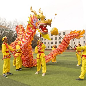 元宵节舞龙舞狮服装正月十五玩龙灯穿的衣服打鼓演出服锣鼓队表演