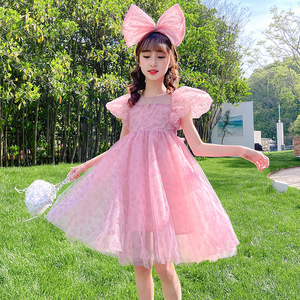 女孩公主裙连衣裙蓬蓬纱超仙