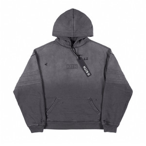 kith x ksubi jonez otis hoodie联名水洗做旧重磅破坏连帽衫卫衣