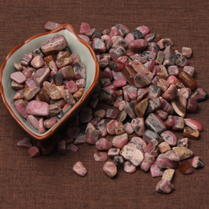 红纹石碎石摆件家居原石小颗粒鱼缸装饰石头多肉盆栽造景净化消磁