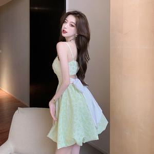 0024人付款淘宝sandro moscoloni2022年春秋新款吊带连衣裙短款西装