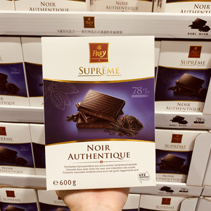 瑞士frey飞瑞尔78%黑巧克力600克 上海costco开市客代购