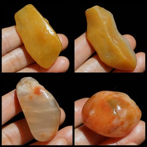 4#新疆天然金丝玉原石细料宝石光戈壁原石吊坠料矿物标本小籽料