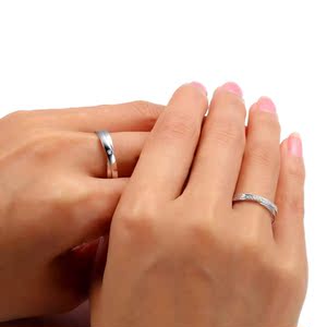 周大福周大生周生生求婚结婚戒pt950铂金戒指 钻石情侣对戒男女定