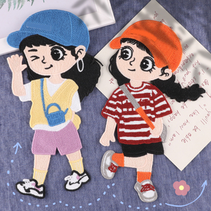 卡通人物刺绣diy