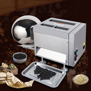 新款小型全自动中药制丸机家用水丸机奶豆搓丸做大药丸珍珠圆粉芋