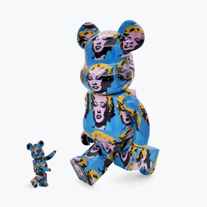 bearbrick 安迪沃霍尔 玛丽莲梦露 积木熊暴力熊 公仔手办盲盒