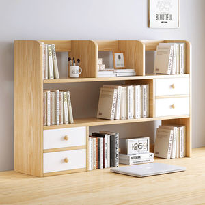 创意桌上书柜办工位桌面多层收纳神器带抽屉学生宿舍储物架省空间