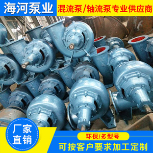 海河泵业 厂家供应 混流泵300HW-7S 农田灌溉泵 环保无阻塞