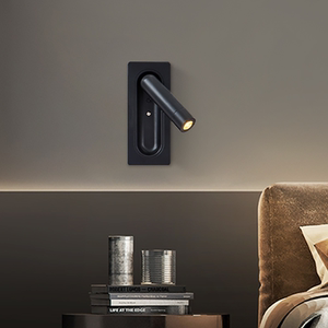 酒店嵌入式床头灯美式创意内嵌墙壁灯带开关射灯卧室客房阅读壁灯