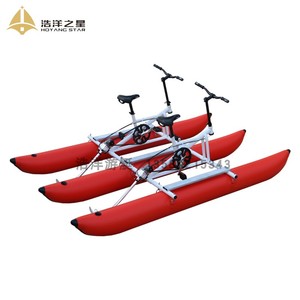 厂家直销便携运动探险型水上自行车公园脚踏船 皮划艇 充气艇钓鱼