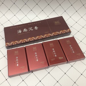 香岛 海南手信沉香片烟插红色15年铝盒四盒装礼品促销包邮
