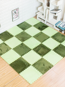 家用客厅泡沫拼接地毯地垫儿童爬行垫飘窗毯子拼接毛绒地毯加厚