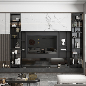 不锈钢电视机钢板柜嵌入式客厅装饰柜浴室卫生间壁龛背景墙展示柜