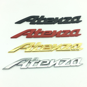 老款马自达车标 马6阿特兹Atenza英文字母标志改装后尾箱标志金属