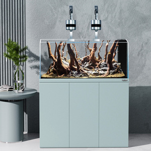 老渔匠不锈钢底滤柜金鱼缸大中小超白缸生态水族箱造景草缸兰寿缸