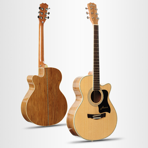 amos阿莫斯a-155c民谣吉他40寸木吉它 缺角民谣吉它