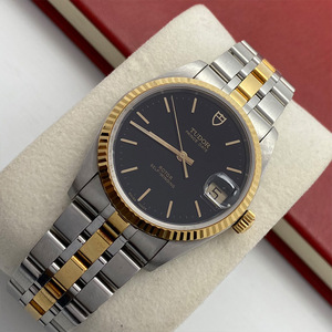 【二手95新】帝舵王子系列 型号m74033 自动机械34mm表径男表单表