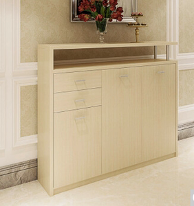 红苹果家具 简约现代 家居门厅收纳简易板式鞋柜 (橡木)