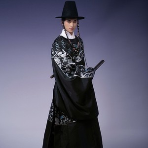 【清熙】如梦霓裳原创汉服男装明制妆花织银圆领袍双层暗纹春秋季