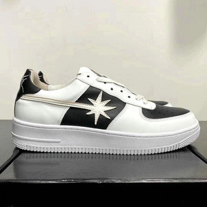 starwalk黑白熊猫豹纹小众流行休闲男鞋爆款潮流小白鞋低帮板鞋男