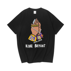 002人付款淘宝科比手指五冠kobelogo宽松大码男女港风