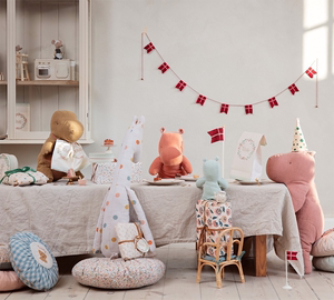 Maileg丹麦设计河马老鼠兔子手工精致公仔玩偶情人节儿童节礼物