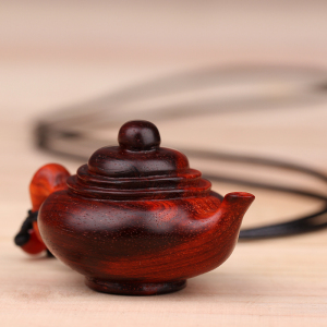 印度小叶紫檀木把把壶手把件小茶壶吊坠挂件文玩把玩物件手玩把件