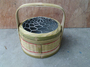 火笼竹编取暖传统烤火家用烘笼子编织怀炉火炉取暖炉冬天礼品竹篾