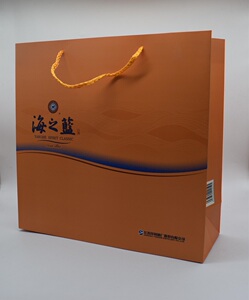 洋河海之蓝手提袋子 礼品袋纸袋外包装袋 礼盒装 原装