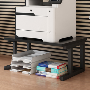桌面加宽加大打印机复印机置物架多功能站立办公抬高笔记本架子