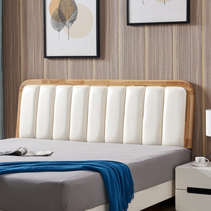 实木床头板软包单买床靠背板简约现代新中式1.8米双人1.5米